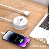 PD 50W Multi Port Charger Type C Fast Charging EU US Plug Wall Charger 6 Port USB Quick Phone Charger With Touch LED/ Fill Light
