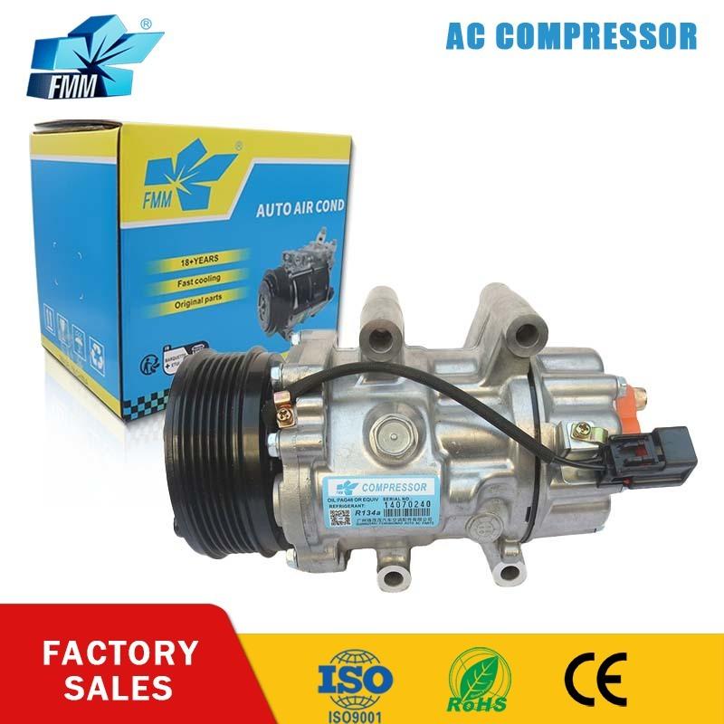 Компрессор кондиционера FMM SD6V12 AC для Chery A3 VVT Arrizo 7 M16 M16FL G3 J18 M11-8103010BE M118103010BE