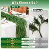 9Ft Artificial Cedar Garland with Lights, Realistic Norfolk Pine for Christmas Decor Indoor Outdoor