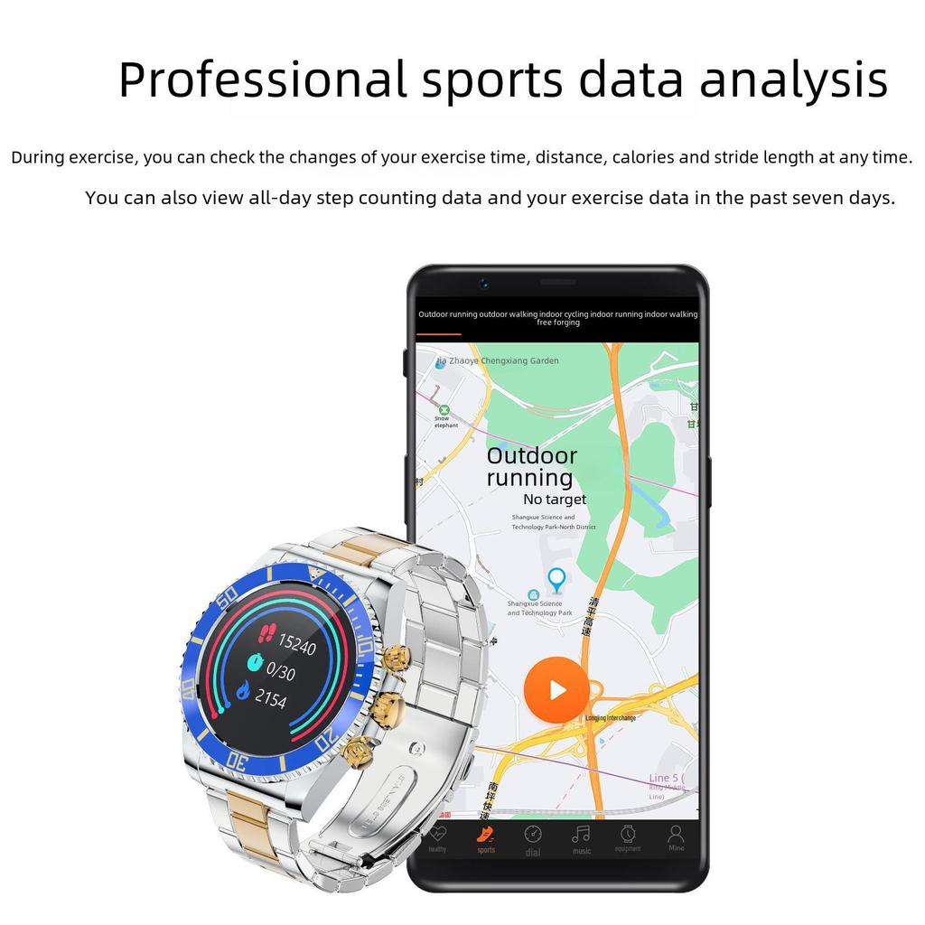 AW12 High-End Green Smartwatch with Bluetooth Calling and Sports Features