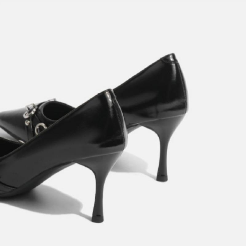 Pantofi de navetă, Stil matur ușor, Tocuri înalte pentru guler alb, Temperament, Pantofi de lucru cu gură joasă