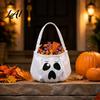 Sturdy Fabric Candy Buckets Halloween Trick or Treat Bag Funny Ghost Expressions Non-woven Handbag Accessories Lightweight for Kids Party Favors And