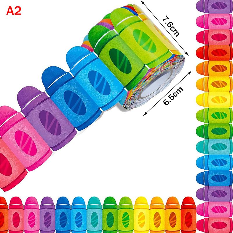 32 Colors 18M Self Adhesive Border Classroom Decors Border Trim Sticker Colorful Dot Trim Border Bulletin Board Border Trim