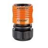 Quick Coupling - Claber - Aquastop 8567 - 5/8 - Orange - Plastic