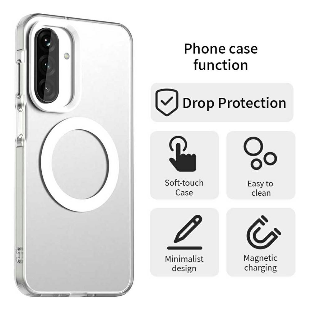 

For Samsung Galaxy A26 5G Case Compatible with MagSafe Anti Drop Hybrid Phone Back Cover Blue