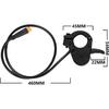 Ebike 300X Thumb Throttle 3 Pin for Electric E Bike 24v 36v 48v 60v 72v - Universal 7/8 22mm Fit|Left and Right|Waterproof M8 Plug|Quick