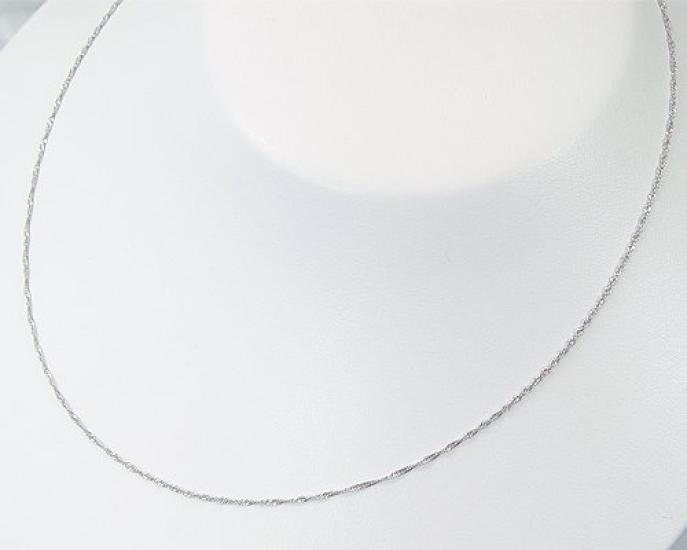 And Me Jewelry Pure Platinum 999 Necklace Chain Screw Type Loose 45cm [You Box] - [Gift Wrapped]