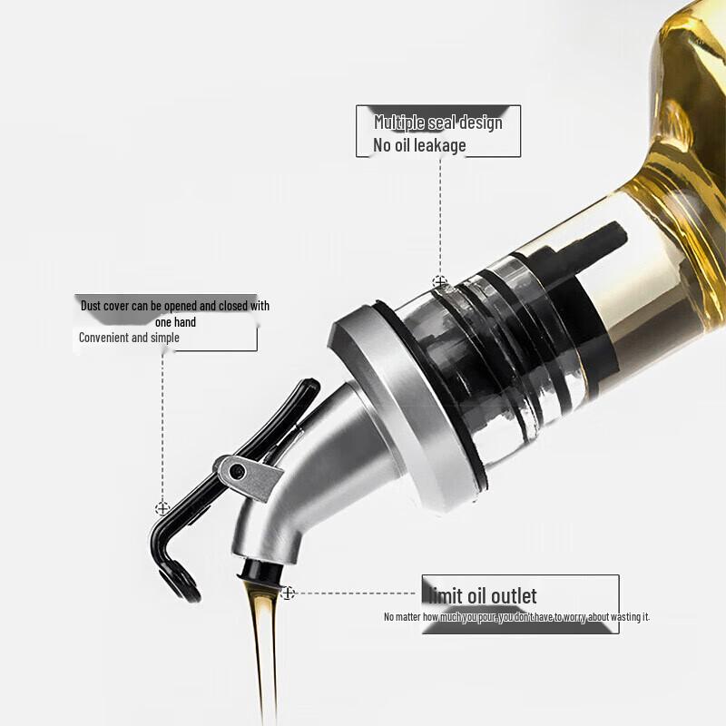 Glass Oil and Vinegar Dispenser Bottles