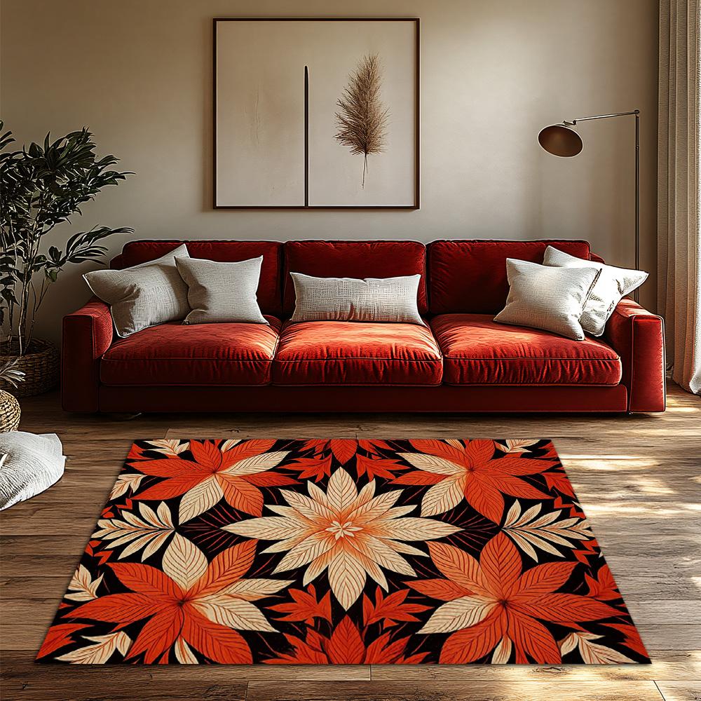 Floral Doormat Indoor Outdoor Washable Entryway Rug Farmhouse Welcome Mat Kitchen Home Decor Area Rugs Modern Stylish Gift