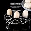ZISIZ Stainless Steel 7-Hole Egg Steamer Rack Set