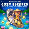 Children's Cartoon Coloring Book: Cute, Comfortable, Warm, Stress Relief, Simple Graffiti Drawing for Kids