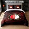 Feyenoord Design Bett Bettwäsche Set 1 Bettbezug + 2 Kissenbezüge Weich Atmungsaktiv Haushalt Bettwäsche