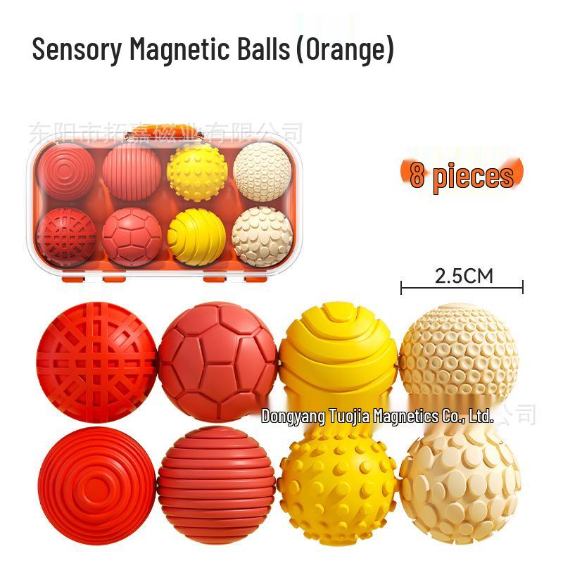 Magnetic Sensory Silicone Ball Stress Toy