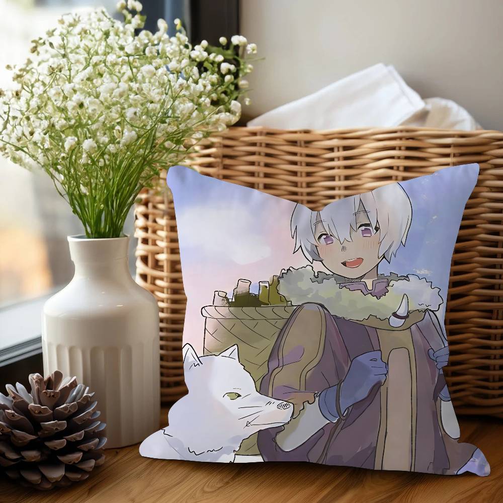 

To Your Eternity Fushi Personalized Pillow Dust Cover Bedroom Kids Party Decoration Pillowcase Birthday Children Gift 12x12Inch