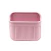 Self-adhesive Silicone Toothbrush Holder Wall Mounted Storage Box  Bathroom  Organizer