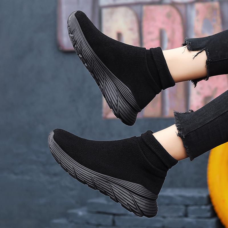 Men's Casual Sneakers Lightweight Sneakers Women's Outdoor Breathable Mesh Black Running Shoes Sports Jogging Shoes Couples