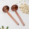 Nanmu Weiqian Spoon Malatang Fishing Spoon Ramen Hot Pot Colander Tableware Japanese Solid Wood Star Anise Tortoise Spoon