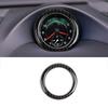 Alloy Center Console Clock Ring Trim for Porsche Panamera 2010-2016 718 911 Cayenne Macan 2014-2022 Interior Moulding