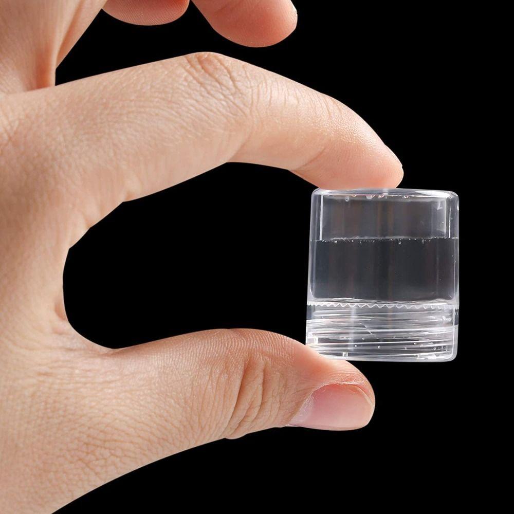 Small Size Nail Art Storage Box Transparent Subpackage Box Acrylic Box  Powder Storage