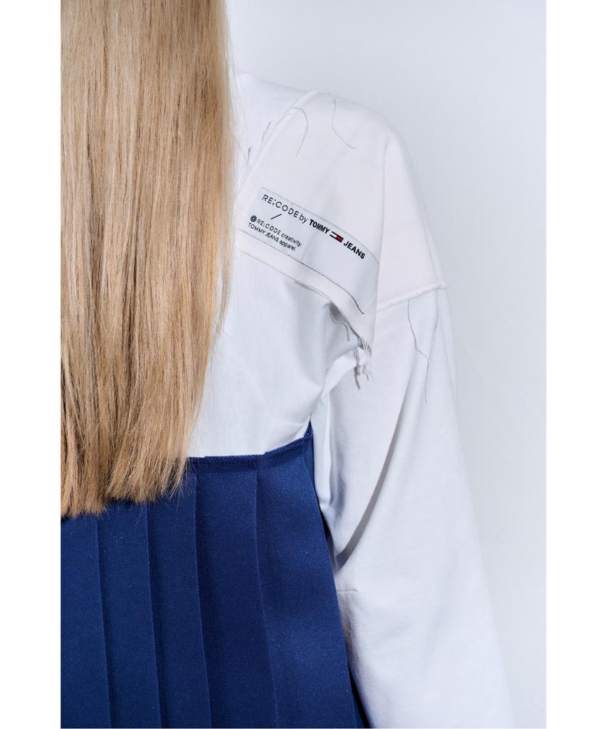 RECODE Unbalanced Pleats Top _R0Tam22011Whx