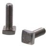 2 Stück Langlebiger M6*20MM Vierkantkopfschraube Edelstahl, legierter Stahl Silberne Vierkant-Maschinenschrauben Vollgewinde