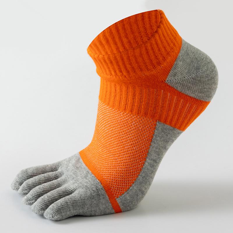 

10 Pairs Men s Breathable Summer Low-Cut Five-Toe Socks with Mesh Design & Free Shipping One Size
