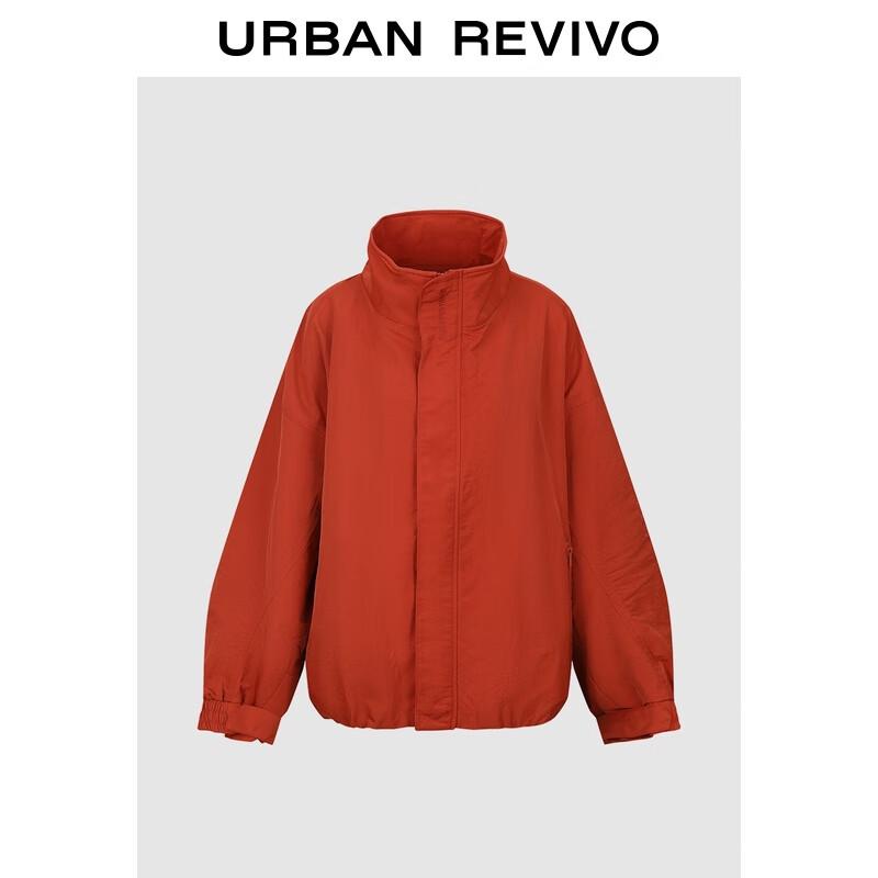 UR 2025 Winter Women s Dopamine Oversized Stand Collar Jacket M