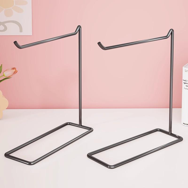Keychain Jewelry Display Stand - Small Accessories Rack for Earrings, Bracelets, and Necklaces