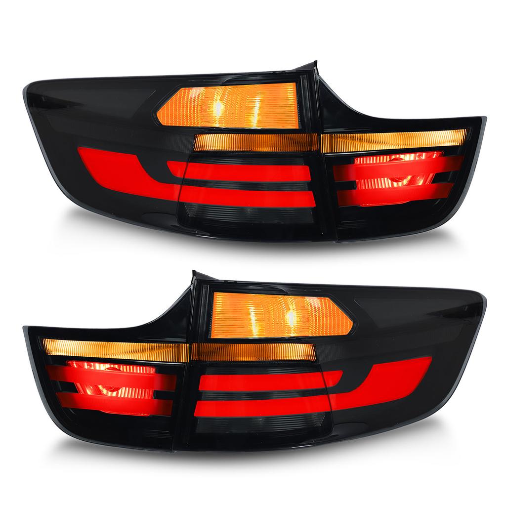 LCI Style LED Tail Lights Rear Brake Turn Signal Running Reverse Fog Lamp Fit for X6 E71 E72 X6M 2008 to 2014