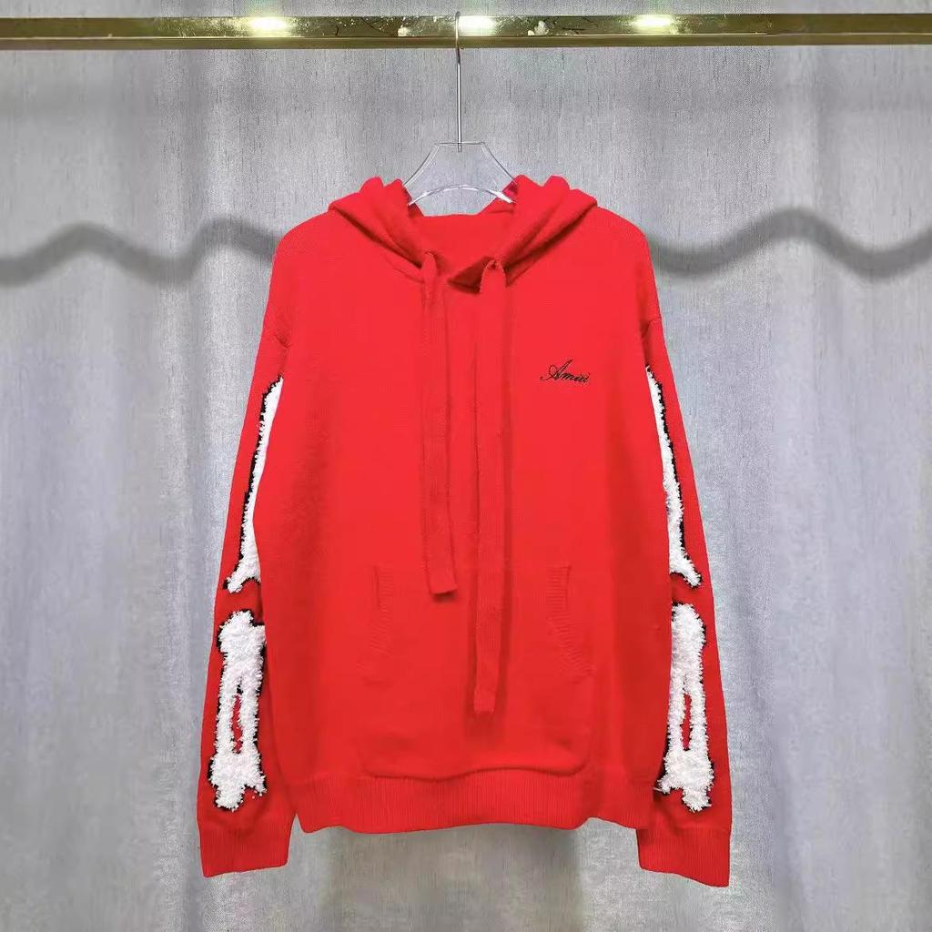 Amiri Herbst/Winter Kapuzenpullover mit Stickerei, Kirin-Arm und AMIRI-Buchstaben für Herren