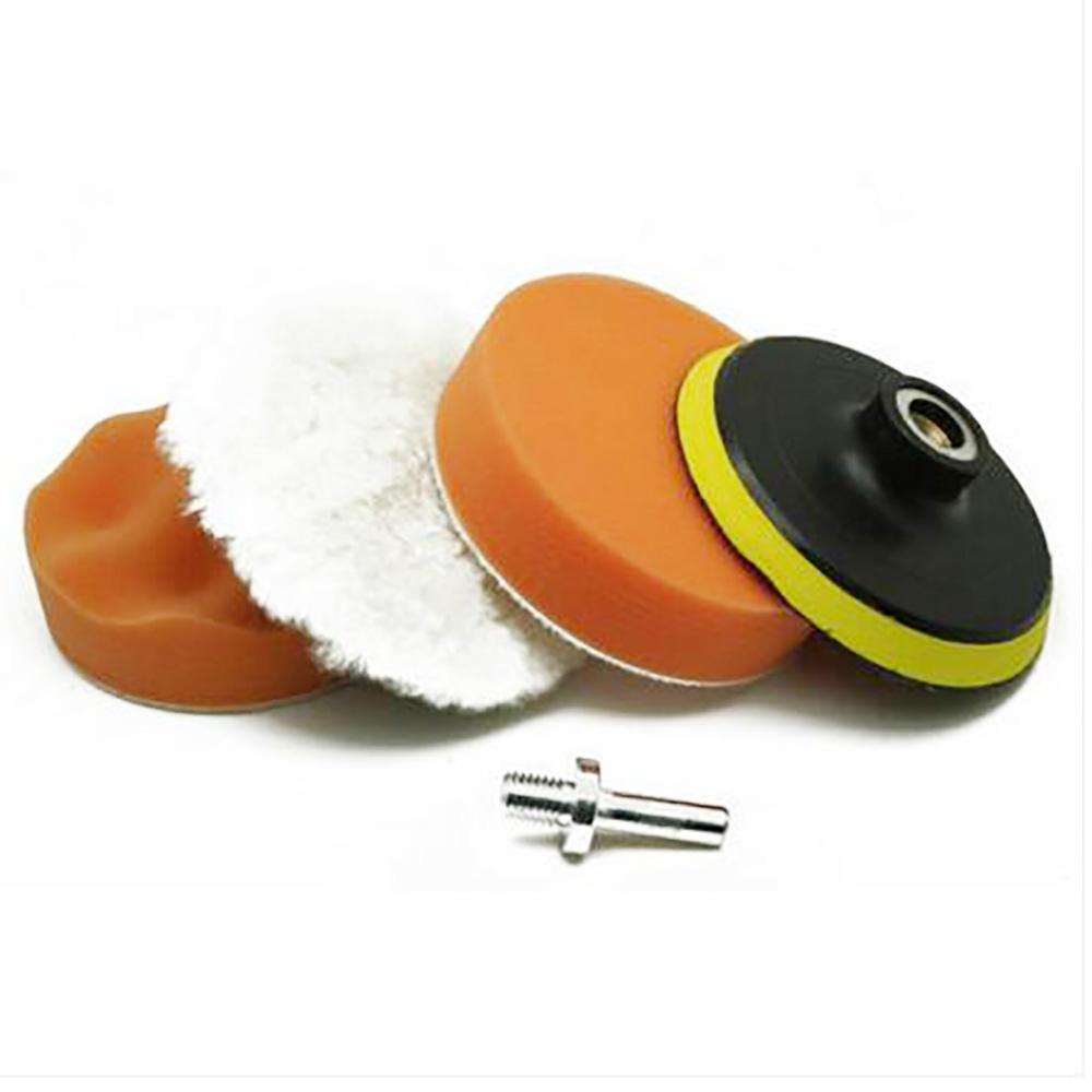 Sponge Set Buffing pad Kit Drill Car 1 Set Automotive Care Supplies 4''