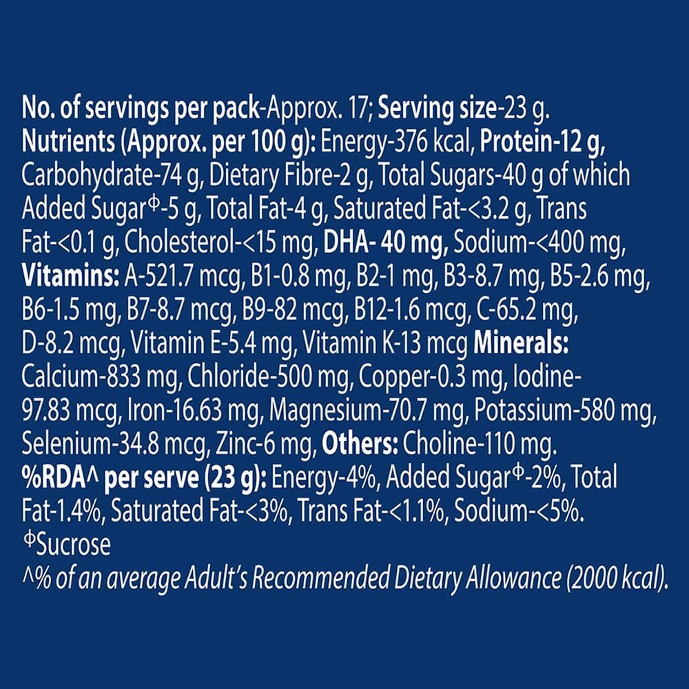 Horlicks Junior Vanilla Nutritional Drink For Toddlers 500 Gm Jar With Vitamins And Minerals