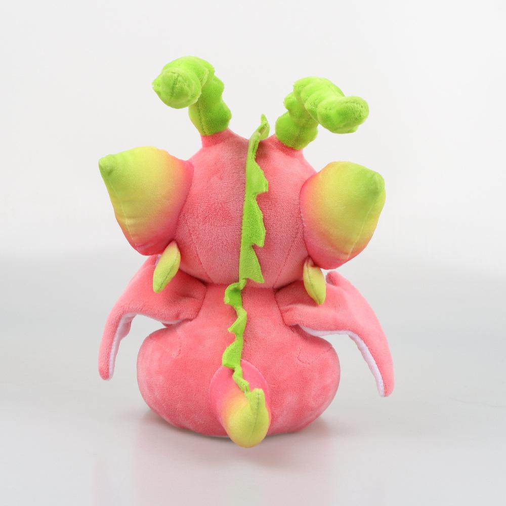 1pc 25cm/9.84in dragonfruit dragon plush dragon fruit dinosaur doll seated cute plush birthday gift