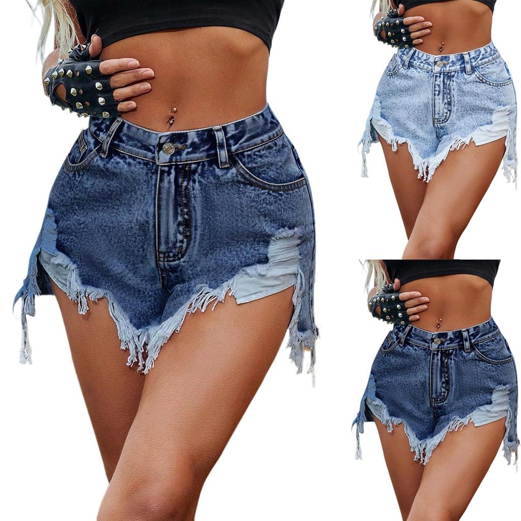 Women's Straight Leg Five Quarter Pants With Medium Waisted Elastic