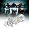LED Motorcycle Headlight Bulbs Lamp 6000K 3000K Double Side IP68 Waterproof 12W Fog Lights,