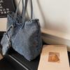 Shoulder Bag Denim Handbag Vintage Large Capacity Tote Bag