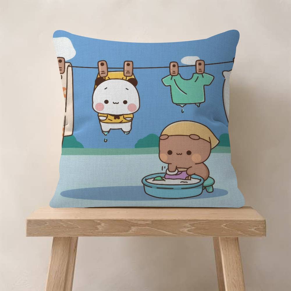 

Cartoon Bubu And Dudu Personalized picture text home decorative pillows Household Gifts 45x45cm 30x30cm