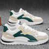 Men's Shoes 2024 Autumn New Fashionable Flat Shoes Breathable Lace Up Casual Sports Shoes Outdoor Anti Slip Running Shoes