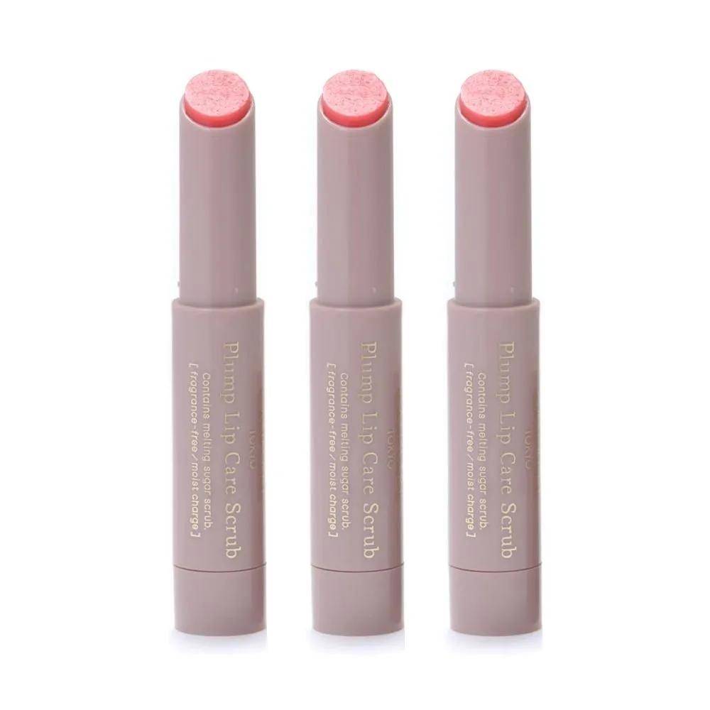 CANMAKE Moisturizing Plump Lip Care Scrub 02 Clear Pink 3 Pieces