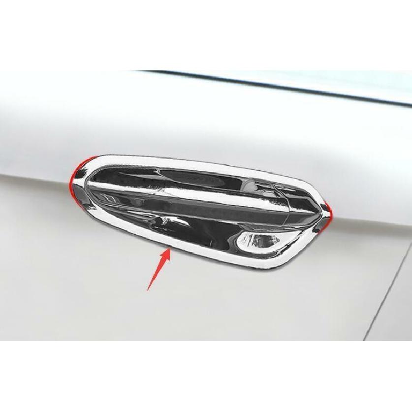 For Ford Mondeo Fusion 2013-2020 Chrome Exterior Side Door Bowl Cover Trim 8PCS