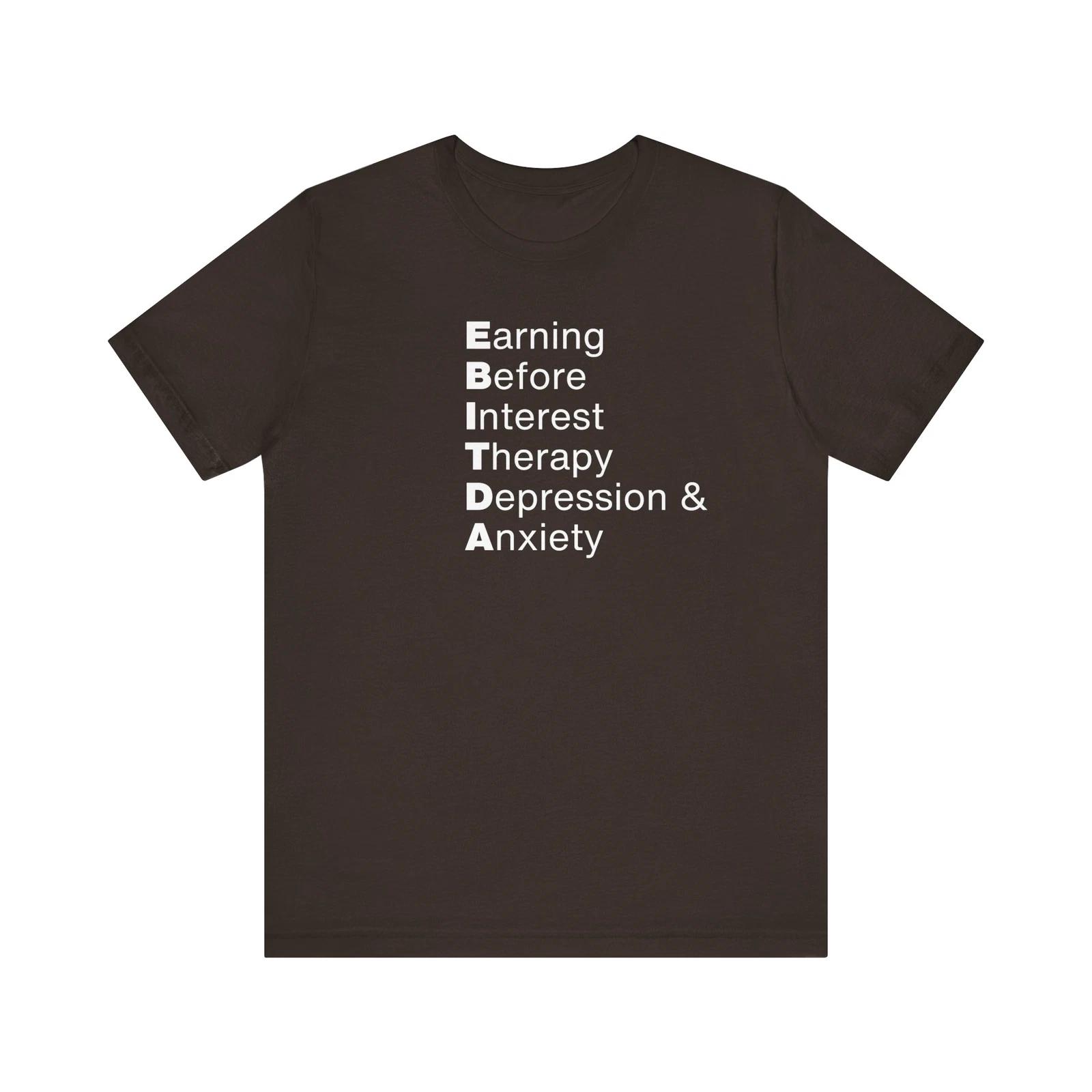 Funny EBITDA Unisex  Shirt Accounting Gift Bookkeeper Top Silly Accountant Tee 2XL