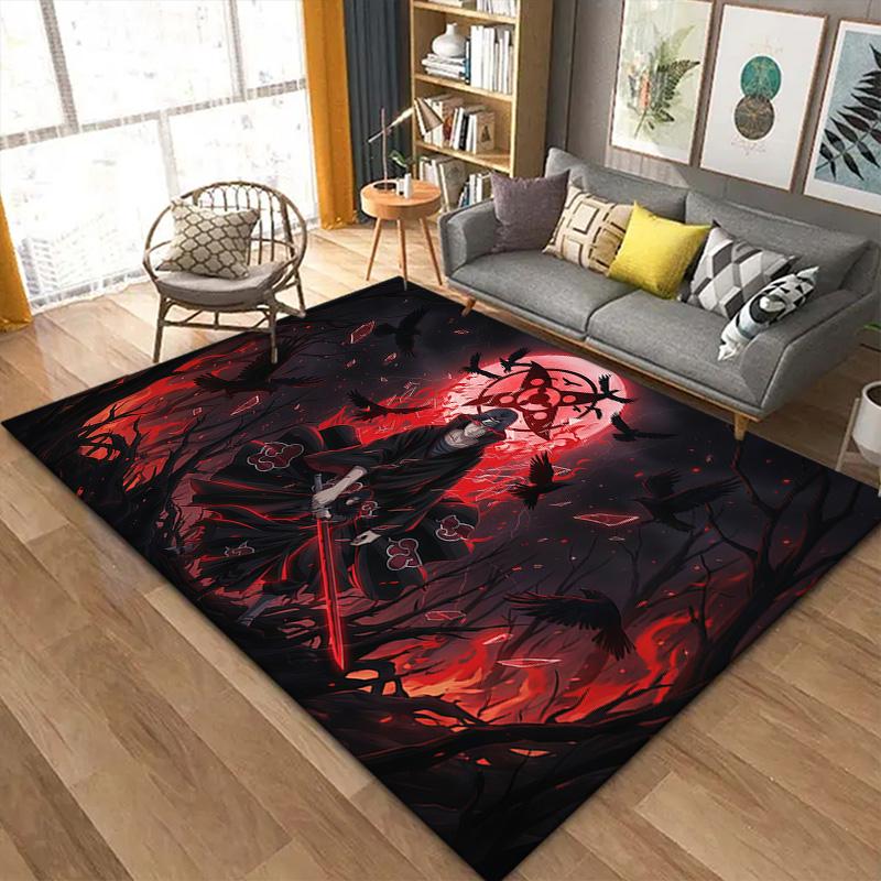 Naruto Adventure Carpet Rug for Living Room Bedroom Home Sofa Decoration,Kids play Non-slip Floor Mat