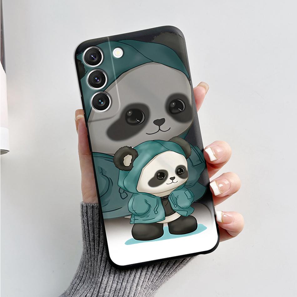Case For Samsung Galaxy S22 Bags S 22 Plus Ultra Cover Protective Silicone Funda Astronaut Phone Case Coque For Samsung S22 Capa
