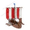 MOOXI MOC Medieval Military Castle Bricks Gate Wall Catapult Ship Building Blocks Set Assembly Toys For Children Adults DIY Gift