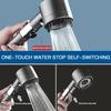 3-Mode Adjustable High Pressurized Filter Shower Head with Massage Brush Rain Faucet - Bathroom Shower Accessories