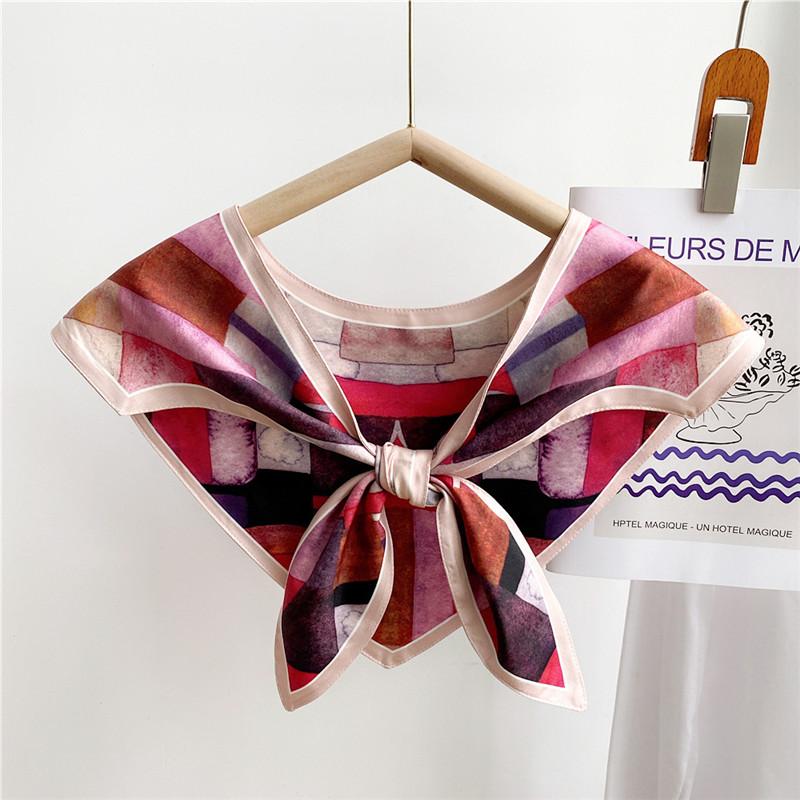 Triangle Over Shawls Scarves Shirt T-shirt Shoulder Fake CollarsVest  Scarf Sleeveless Jacket Shawls Detachable Collar for Women