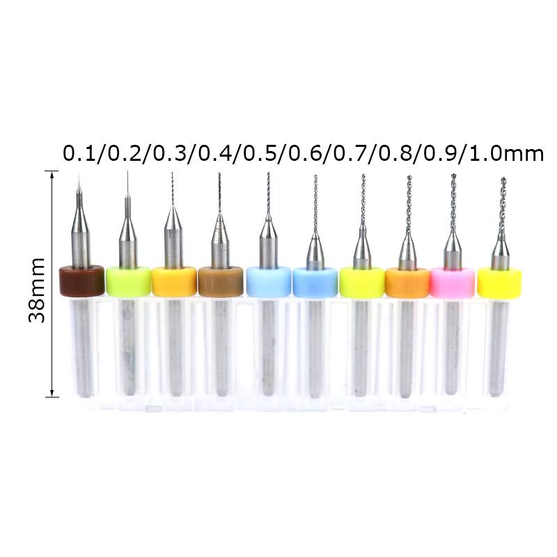 Carbide PCB Drill Bit Set for Circuit Board & Beeswax Carving