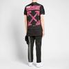 Off-White Printed Crew Neck Short Sleeve T-shirt Regular Fit Men Tops Black OMAA022R191010151028