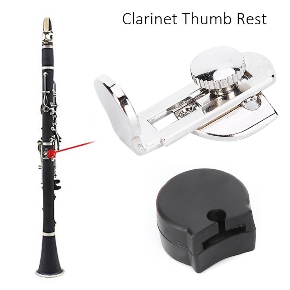 2Sets Adjustable Design Adjustable Finger Rest Clarinet Finger Cushion  For Clarinet Players
