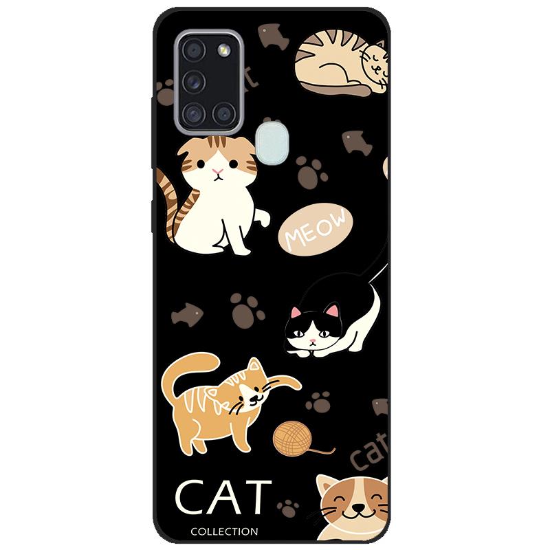 For Samsung A21s SM-A217F/DSN Back Cover tpu Soft Silicone Phone Case For Samsung Galaxy A21s Case Mobile Phone black coque new
